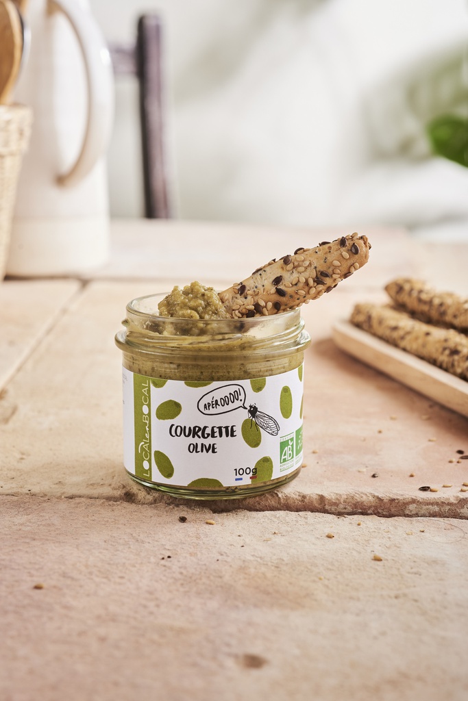 Tartinade courgette olive Bio - Local en Bocal - 100g