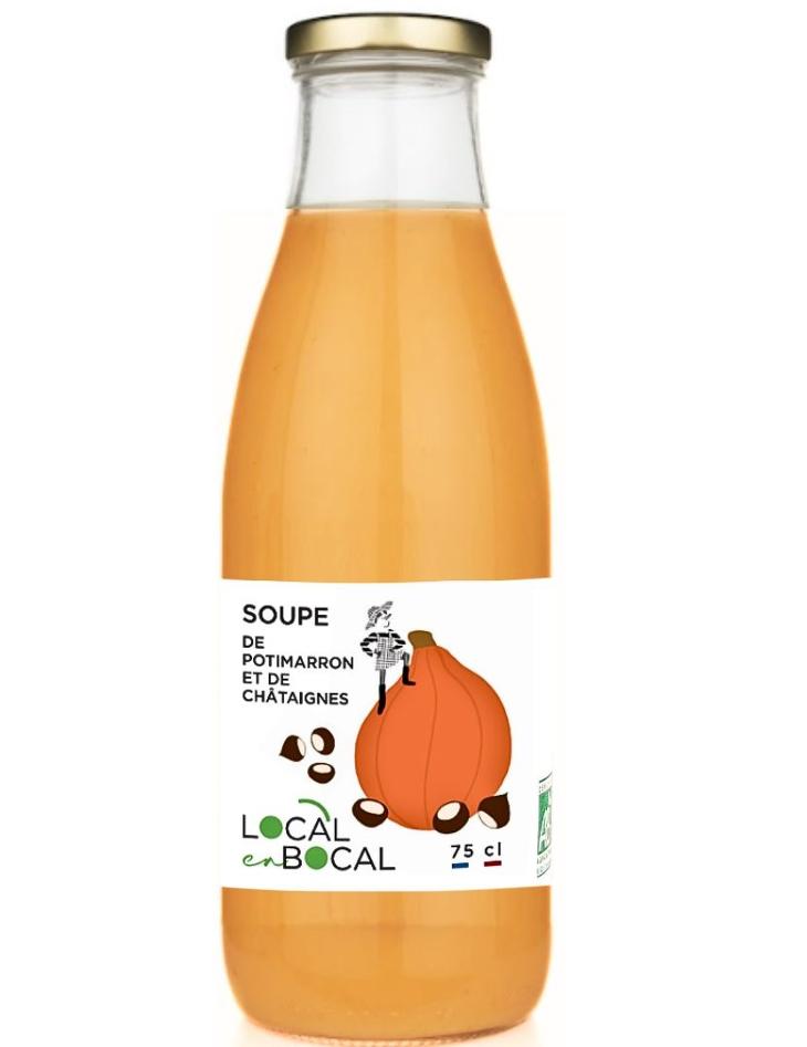 Soupe de potimarron châtaigne Bio - Local en Bocal