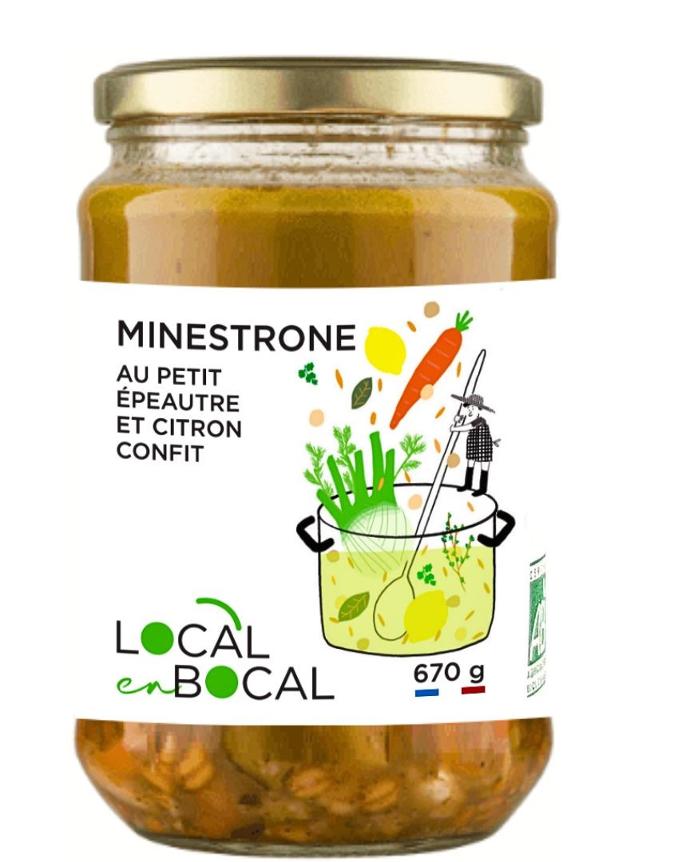 Minestrone petit épeautre et citron confit Bio - A côté - 670g