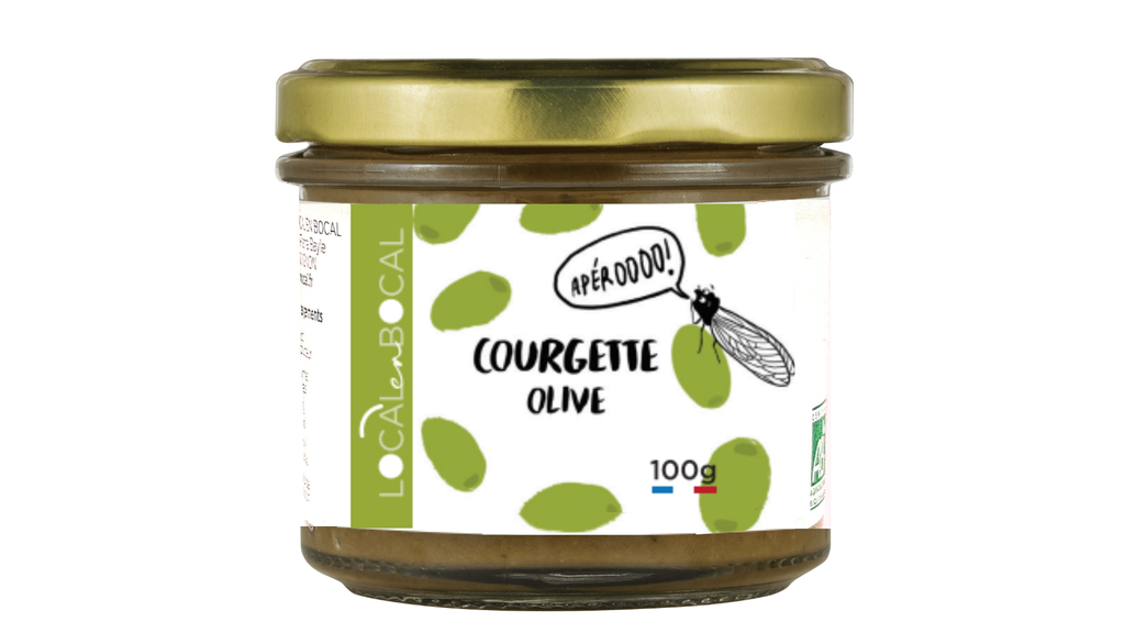 Tartinade courgette olive Bio - Local en Bocal - 100g