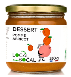 Dessert Pomme Abricot Bio - A côté - 330g