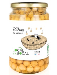 Pois chiche au naturel Bio - Local en Bocal