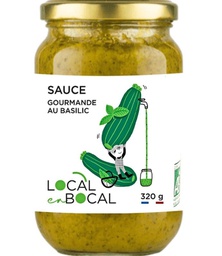 Sauce gourmande au basilic Bio - Local en Bocal  - 320g