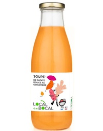 Soupe de patate douce et gingembre Bio - Local en Bocal
